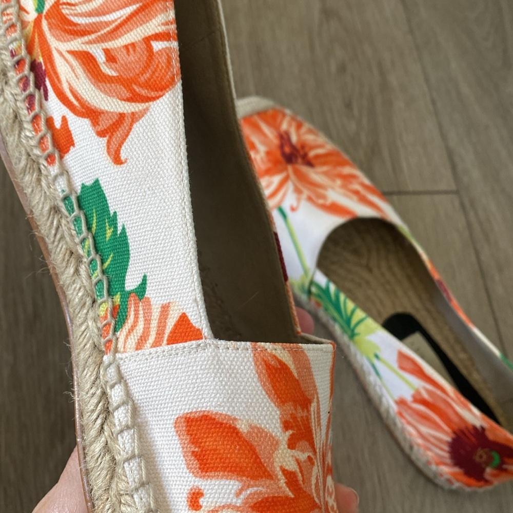STELLA MCCARTNEY Carlow Floral Print Espadrilles Women’s 39 - Picture 13 of 14